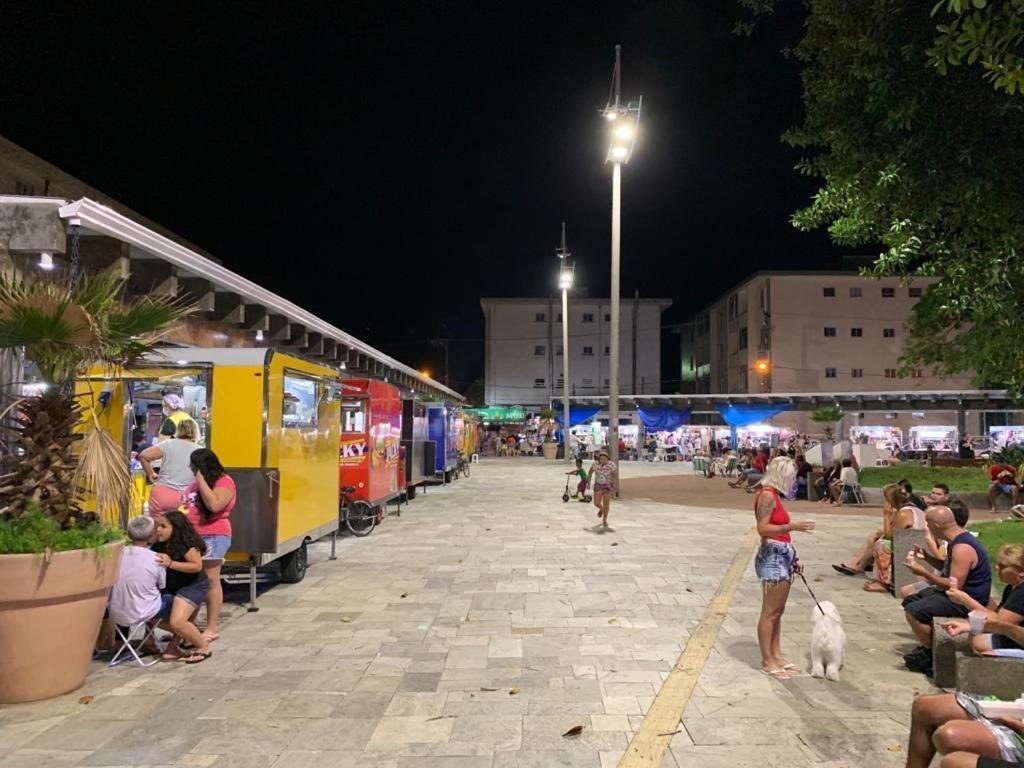 Apartamento Frente Ao Mar Com Varanda E Piscina 大普拉亚 外观 照片