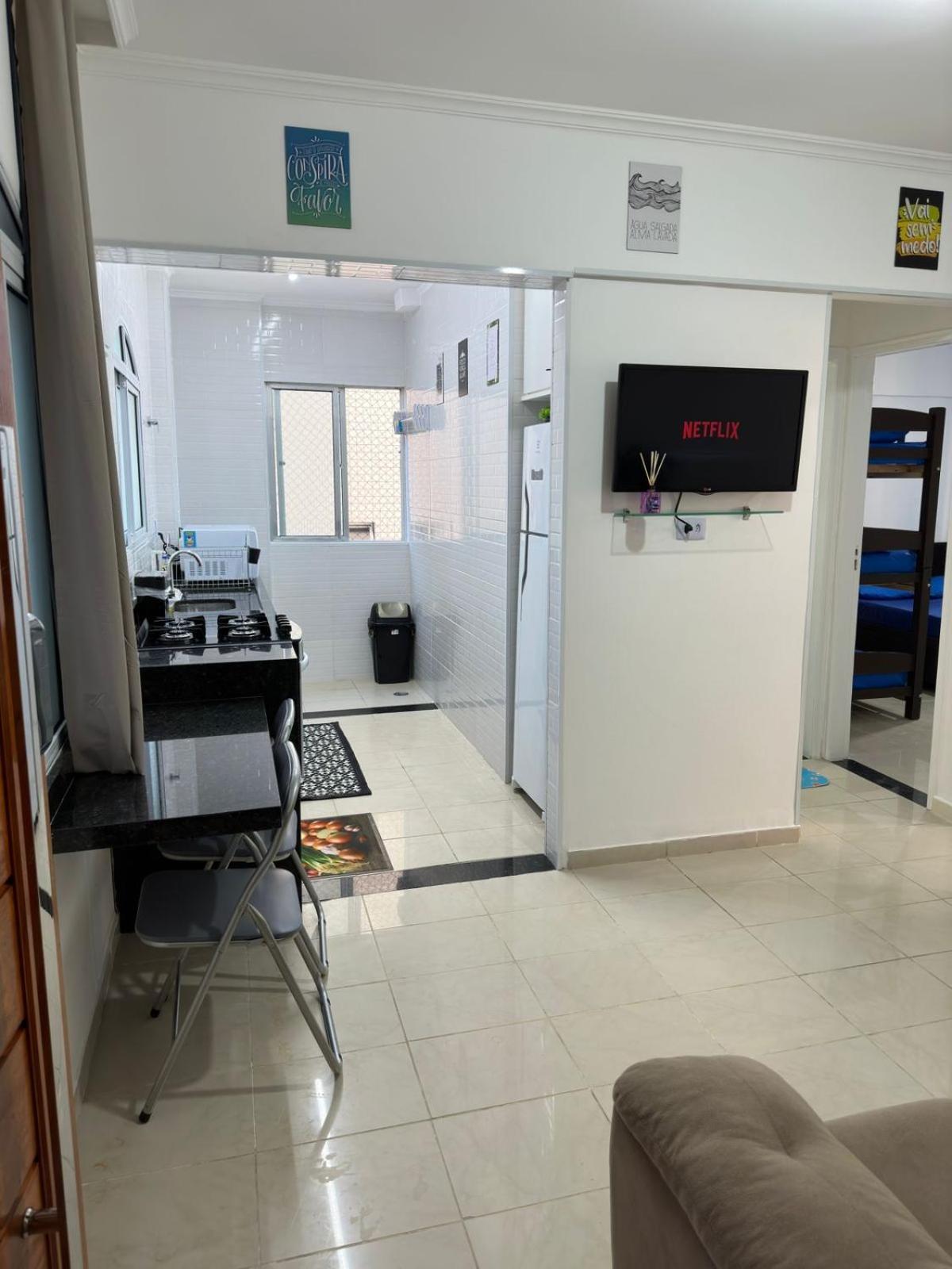 Apartamento Frente Ao Mar Com Varanda E Piscina 大普拉亚 外观 照片